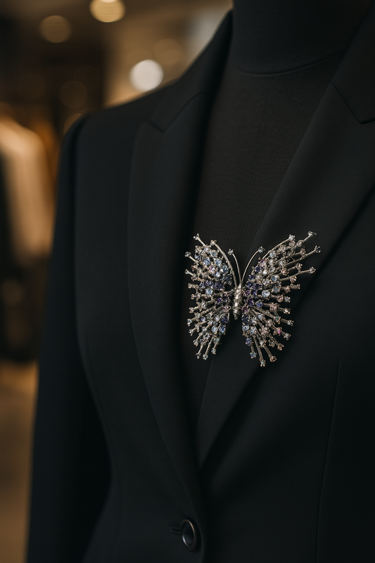 Vintage Nolan Miller Butterfly Brooch